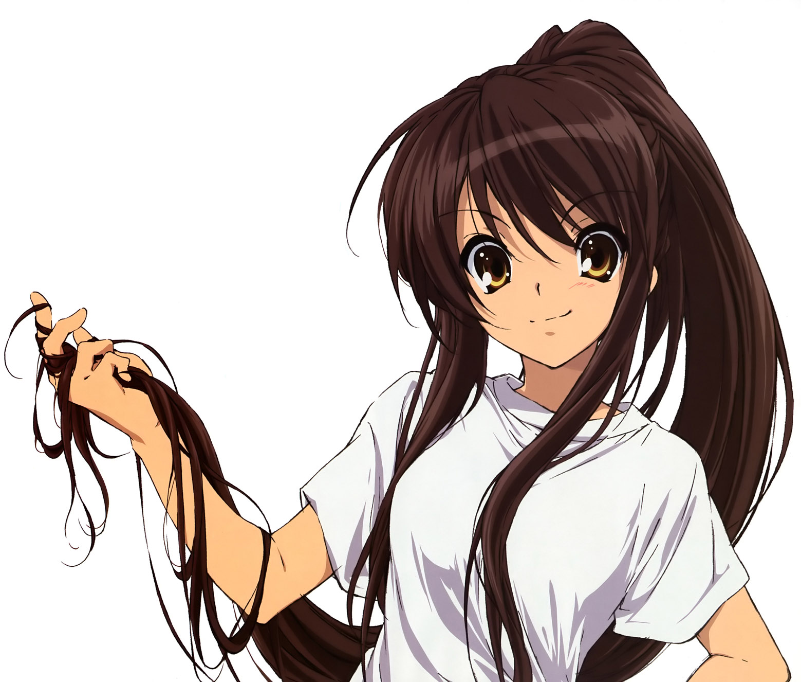 Beauty Long Hair Anime Girl by FosterG4 on DeviantArt