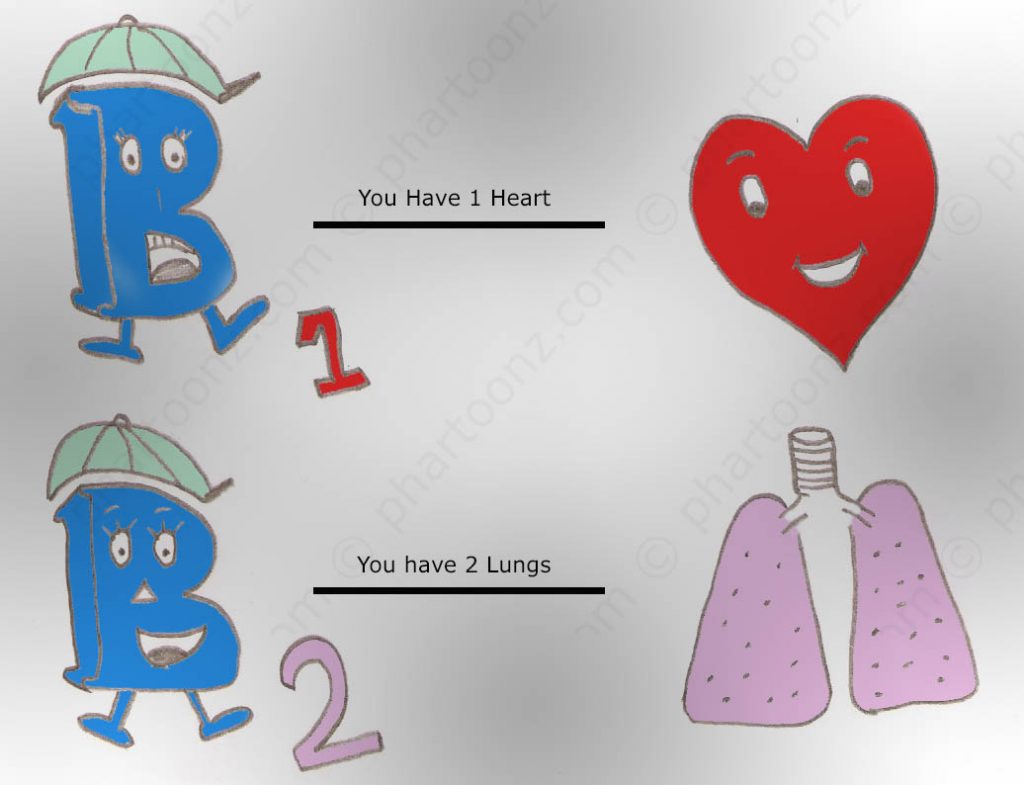 Beta receptors mnemonics