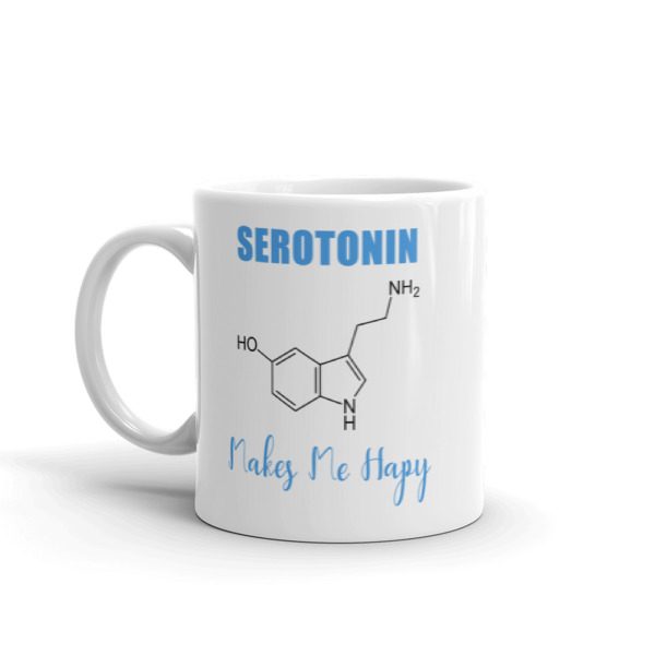 Serotonin makes me happy mug - Image 2