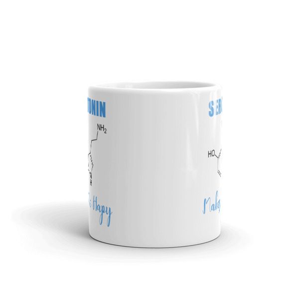 Serotonin makes me happy mug - Image 3