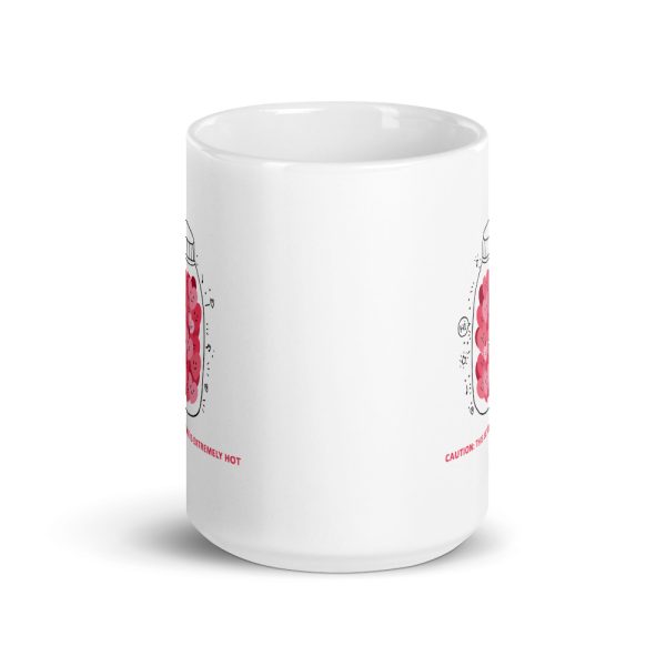 Hot beverage mug with lovely hearts - Image 6